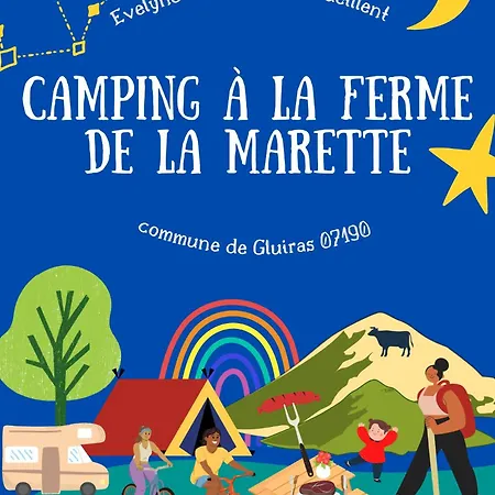 A La Ferme De La Marette مكان تخييم Gluiras